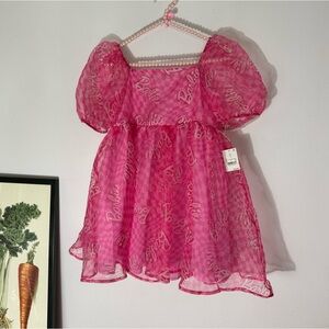 Barbie Girls NWT Organza dress size XL/14/16